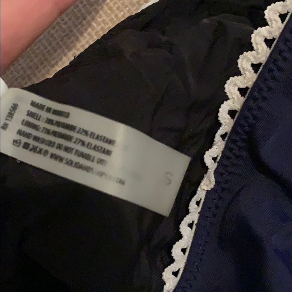 Solid And Striped Bikini Bottom - image 4